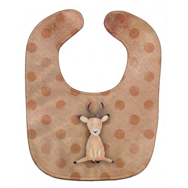 Polkadot Antelope Watercolor Baby Bib, Carolines Treasures, Mfr#: BB7391BIB
